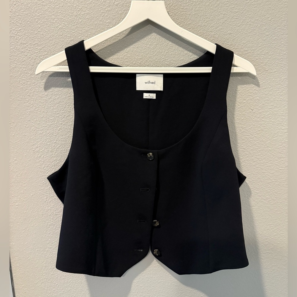 Wilfred Classic Black Vest